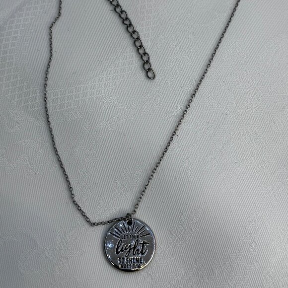 Let Your Light so Shine Pendant Necklace - Picture 1 of 6